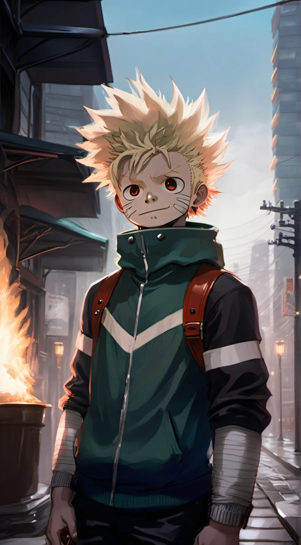 ai character: Bakugo background