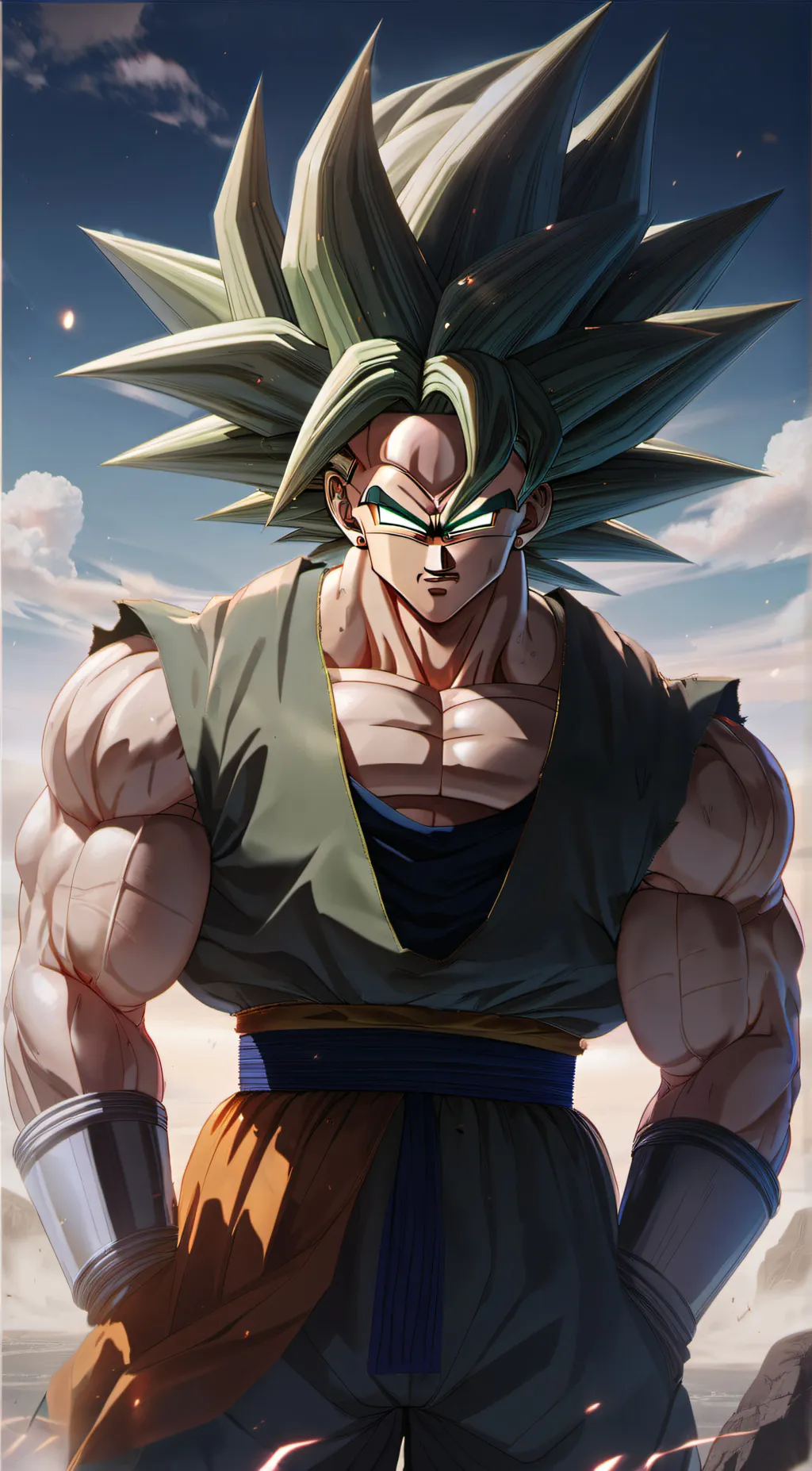 ai character: Ssj broly background