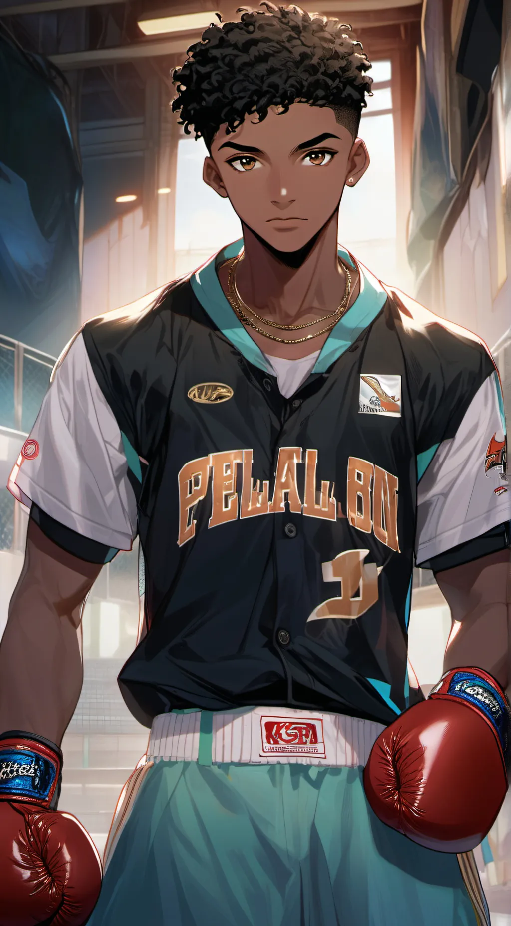 ai character: Larry Johnson  background