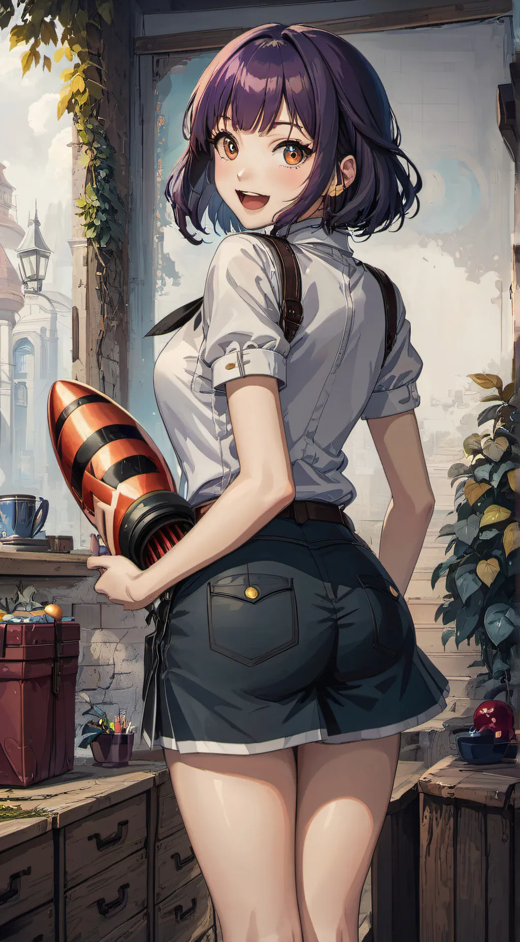 ai character: Izzy background