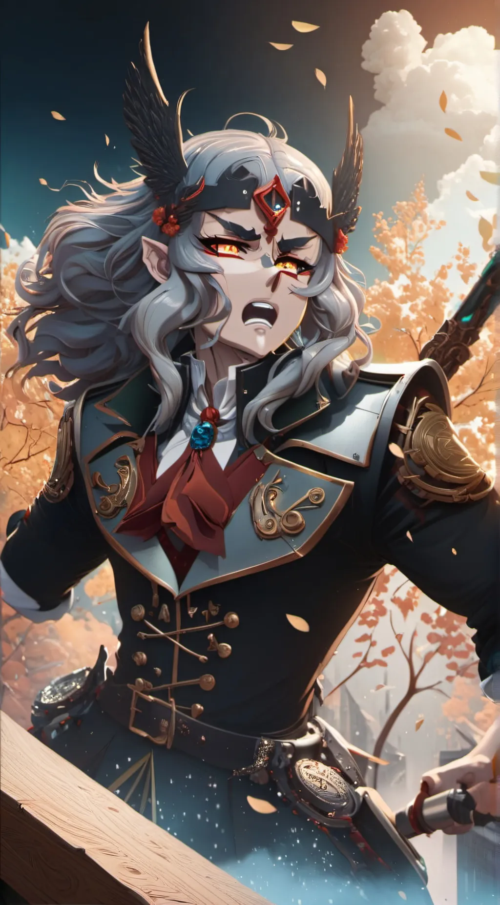 ai character: Aron background