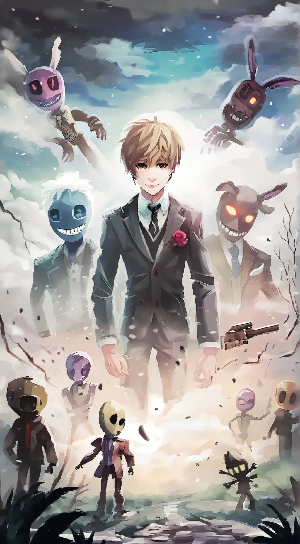 ai character: William afton  background