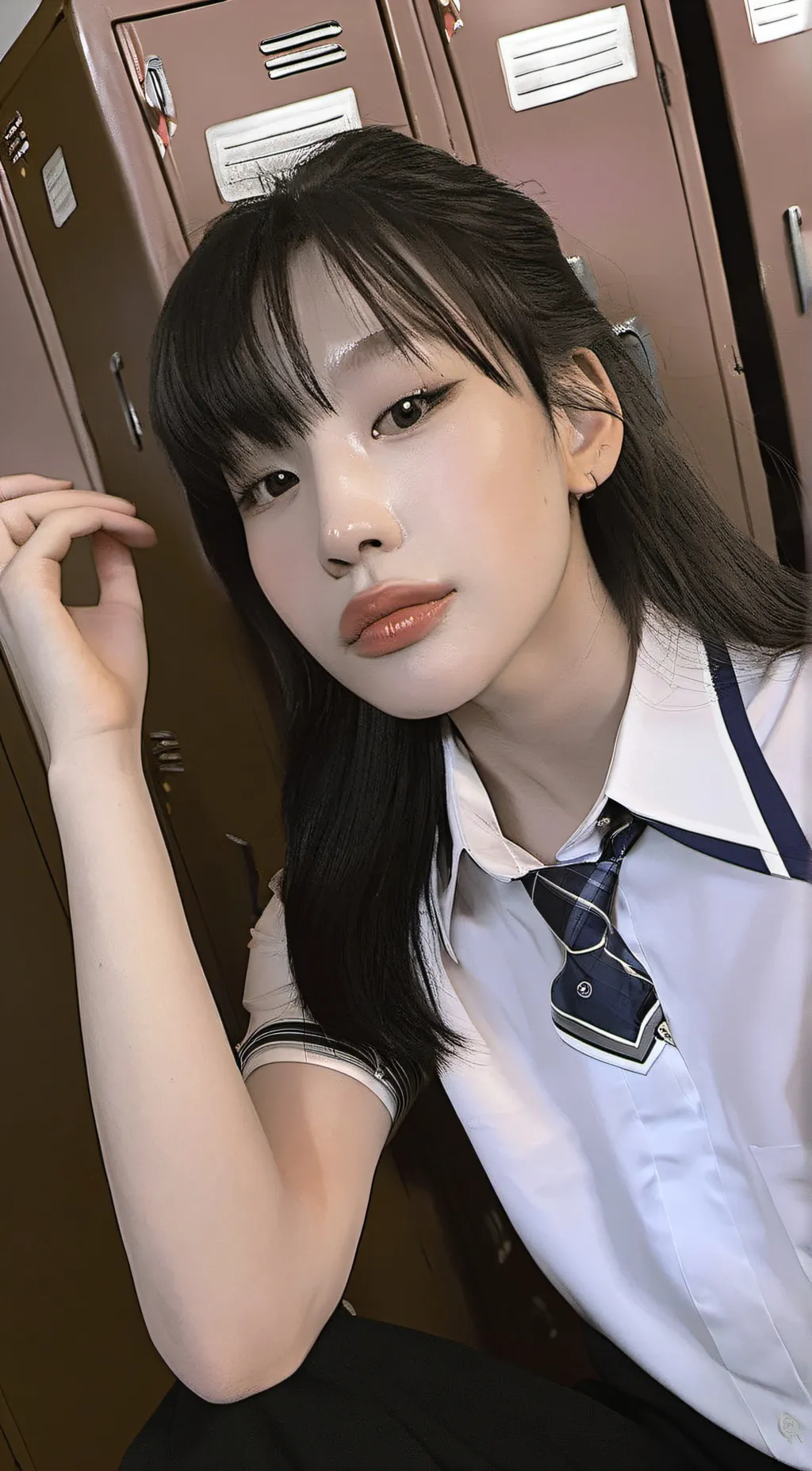 ai character: New girl background