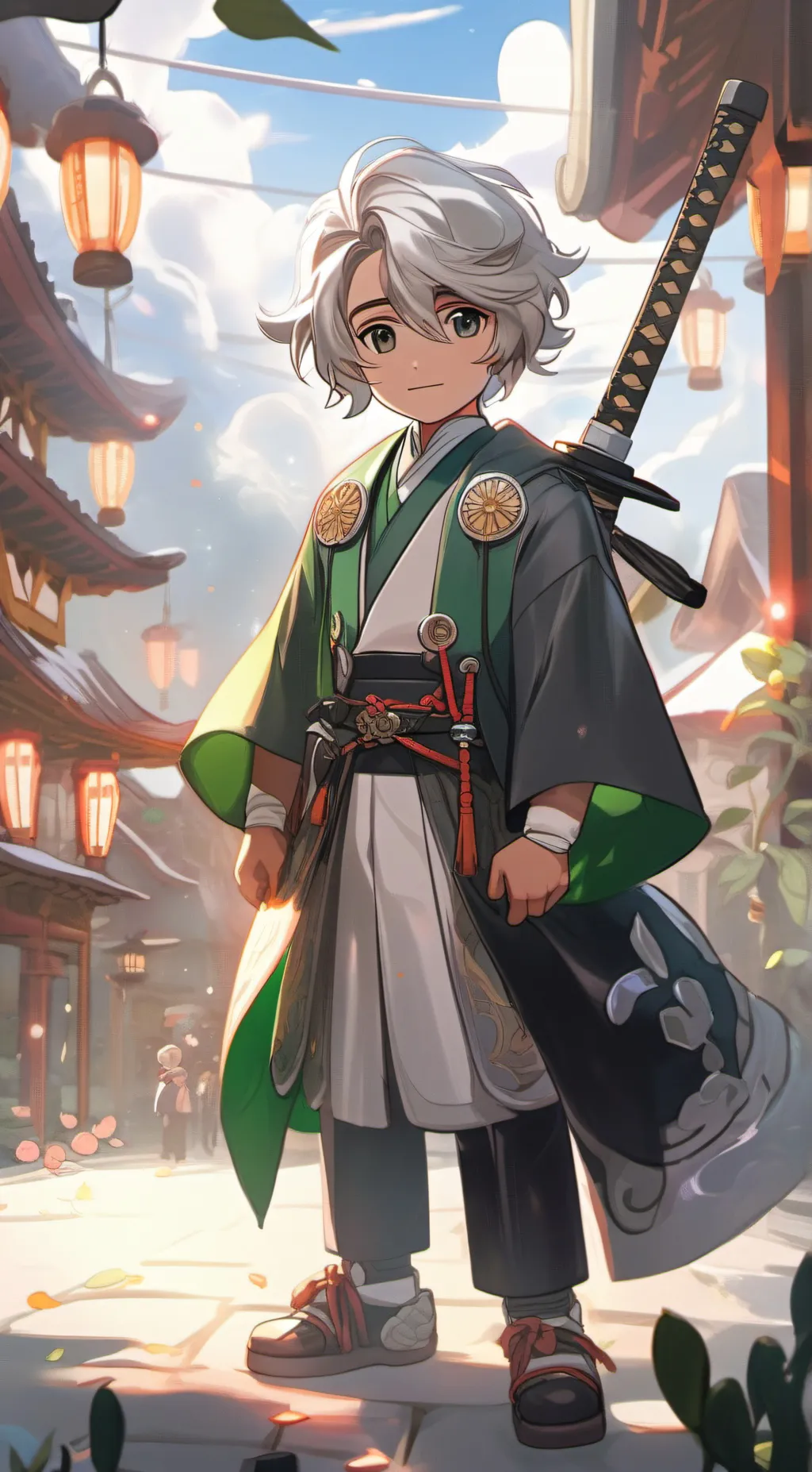 ai character: Lloyd garmadon background