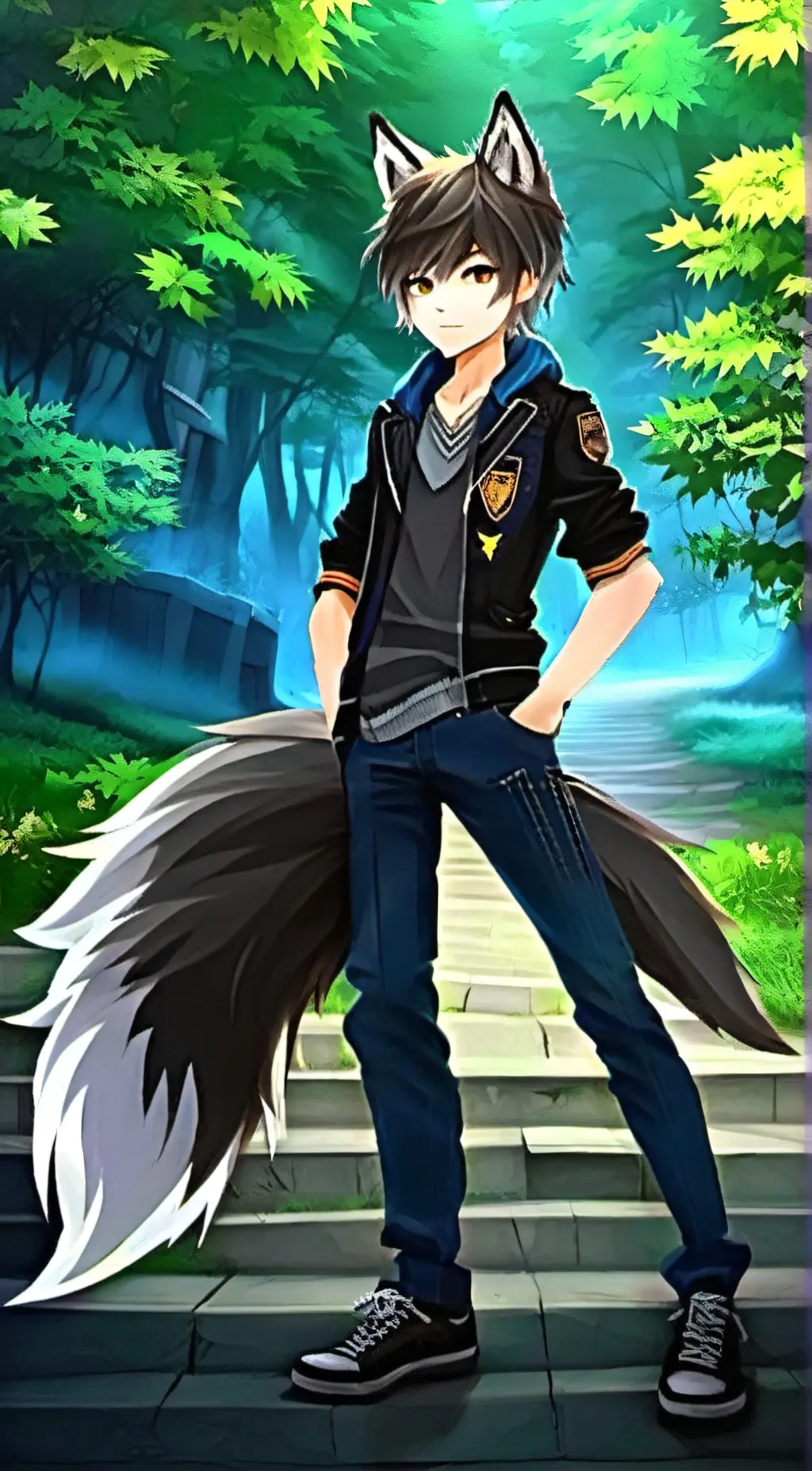 ai character: Arron background