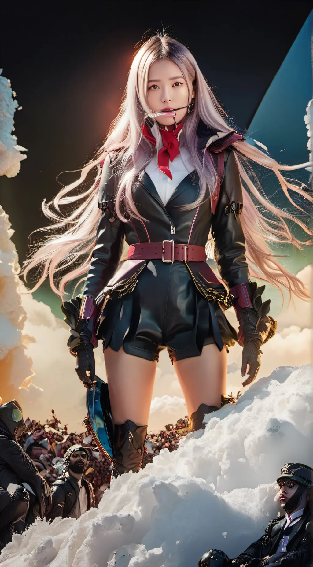 ai character: Roseanne park background