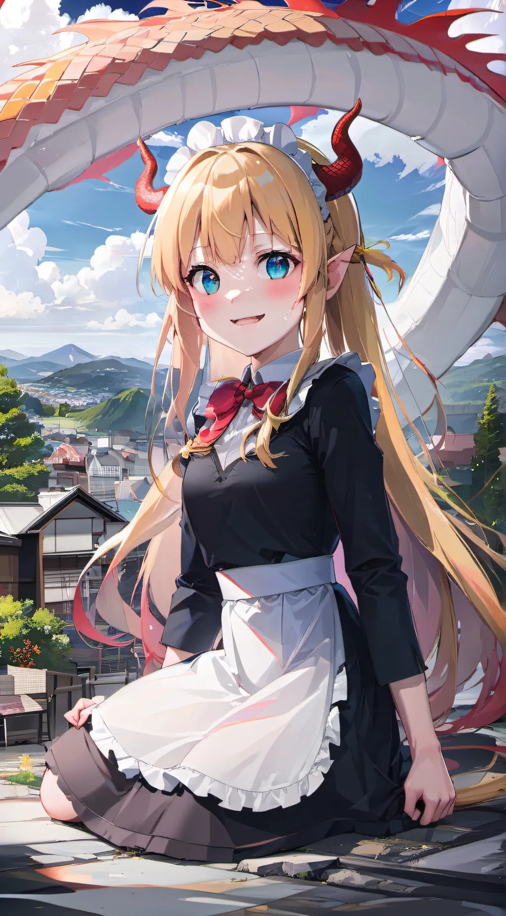 ai character: Tohru(Dragon maid) background