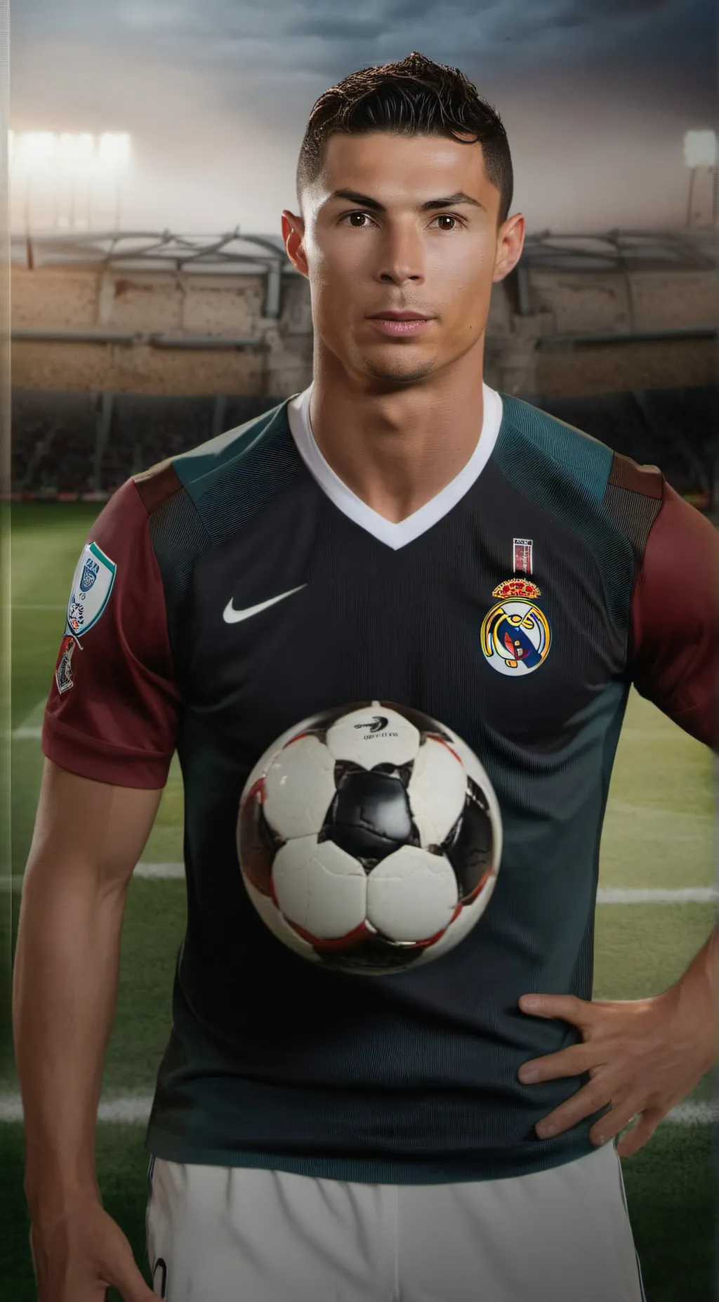 ai character: ronaldo background