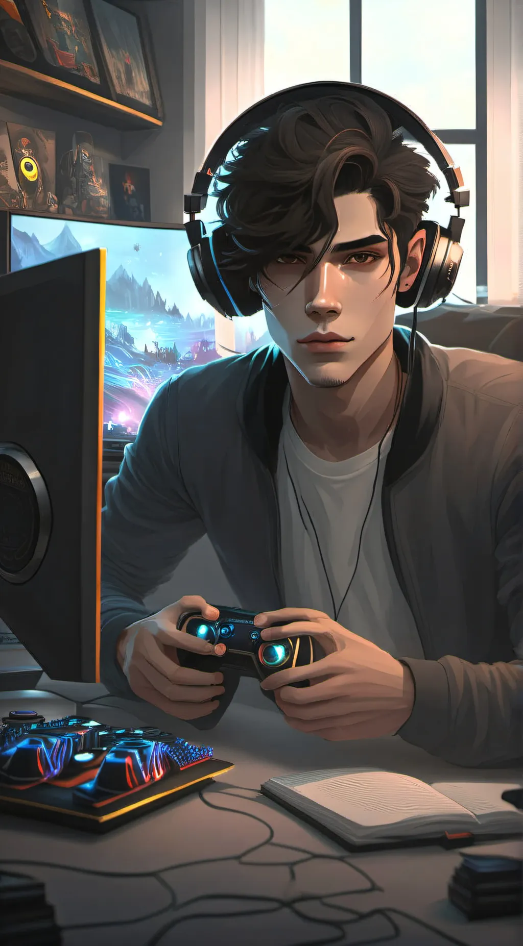 ai character: Manny background