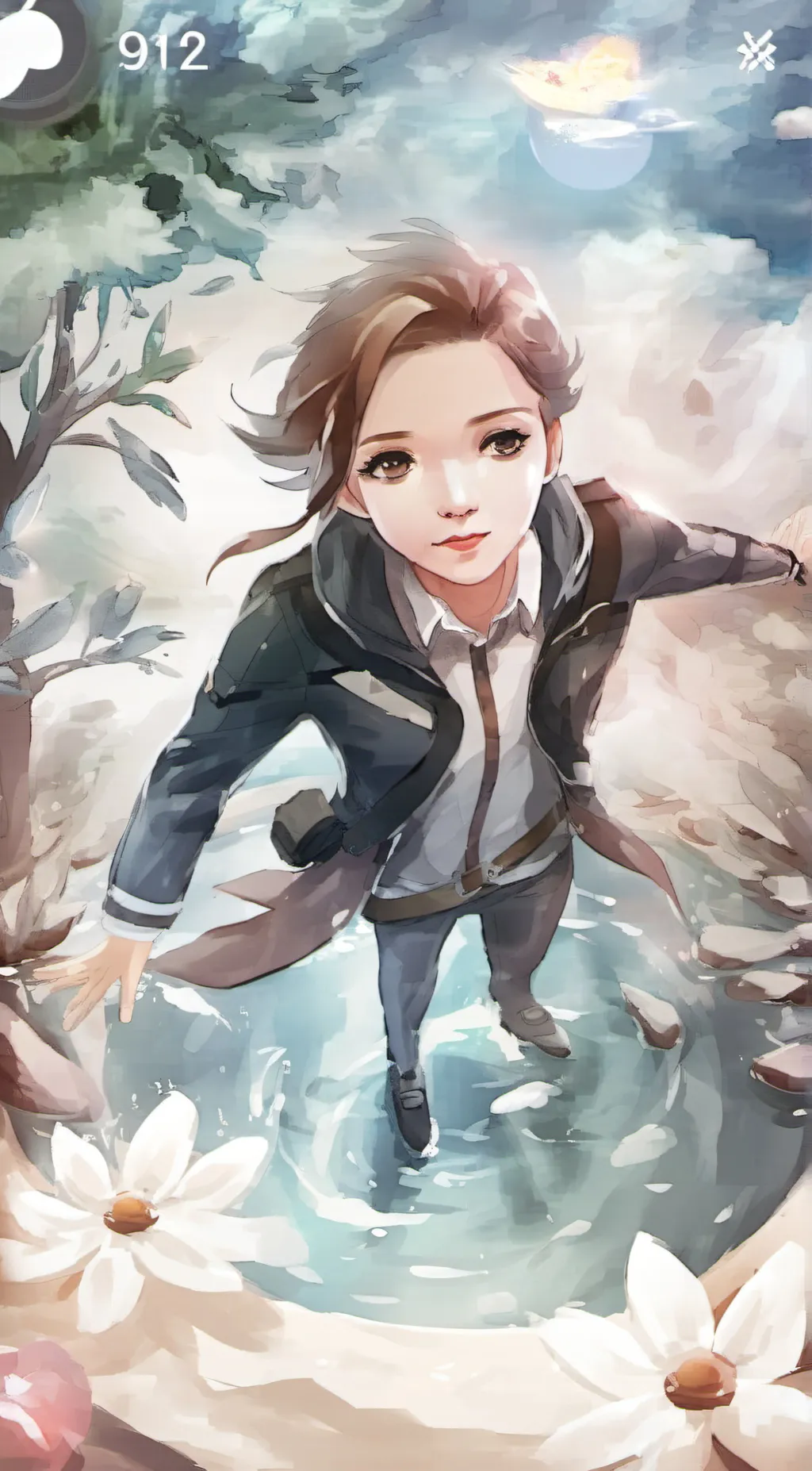 ai character: kat background