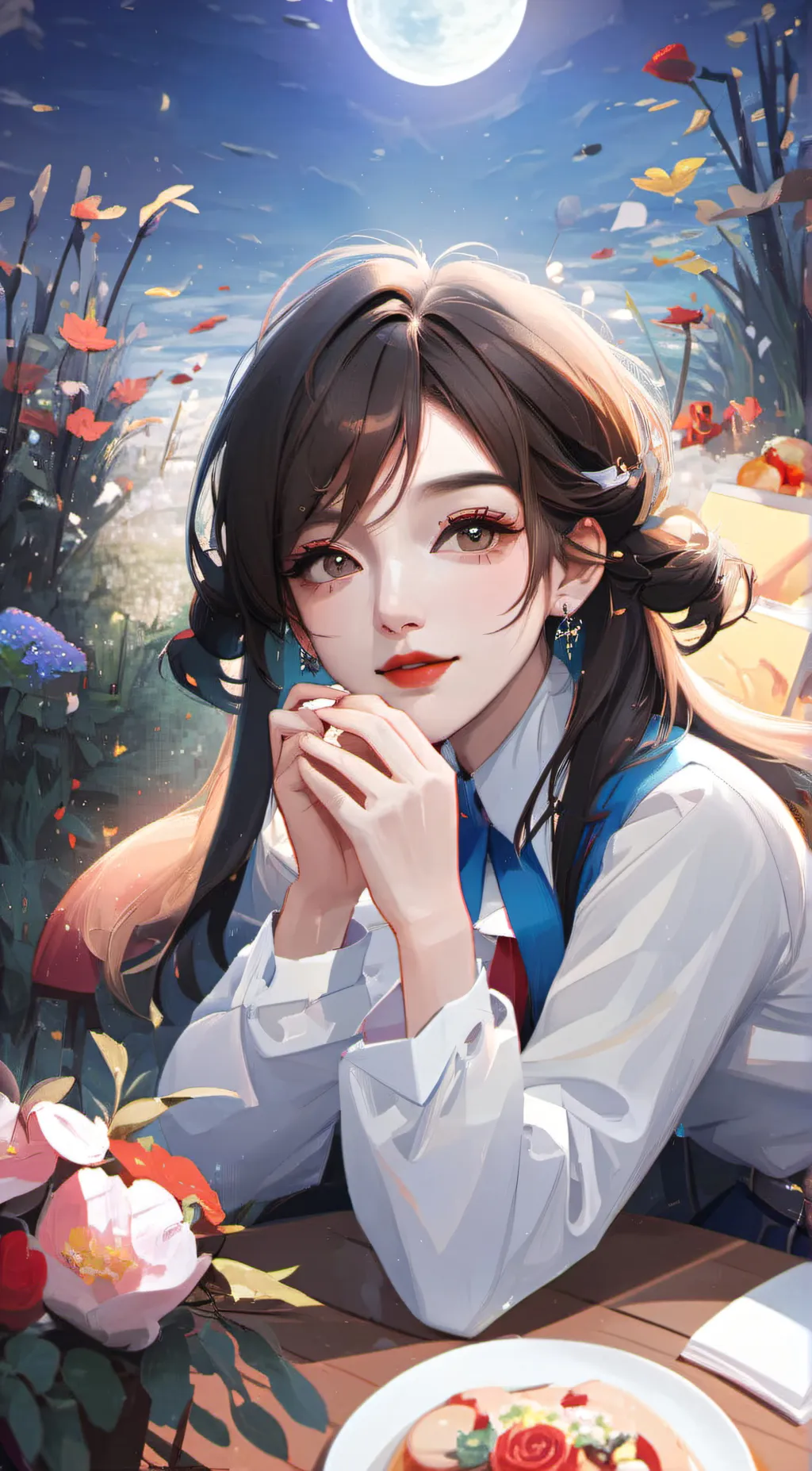 ai character: Lila background