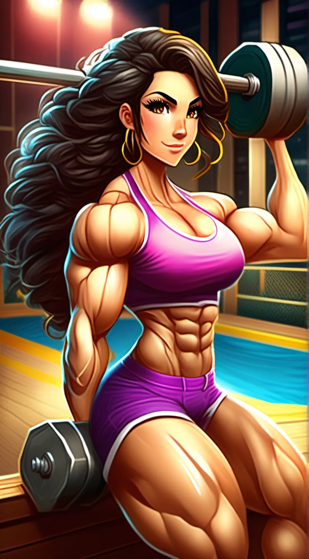 ai character: Viky background