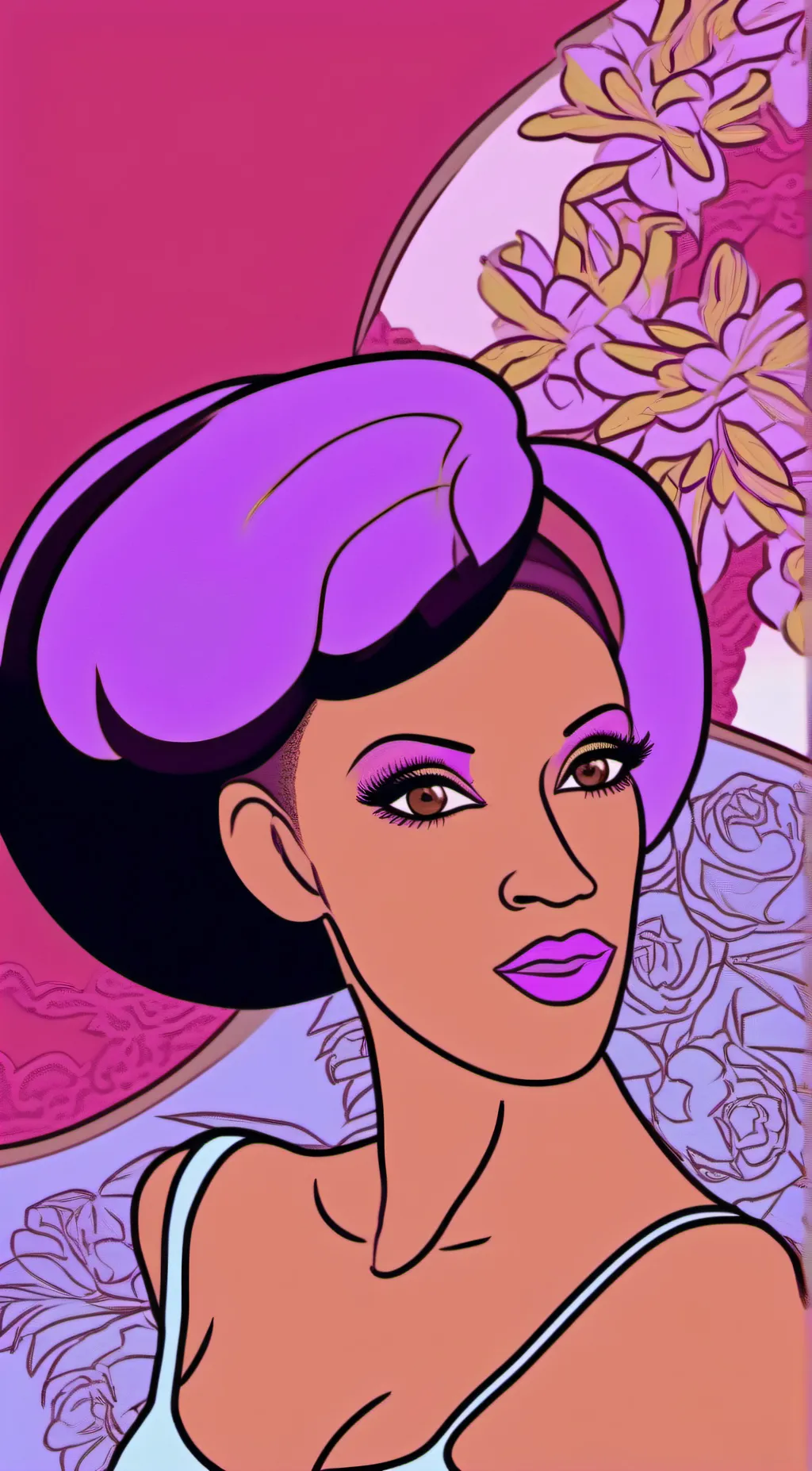 ai character: drag queen background