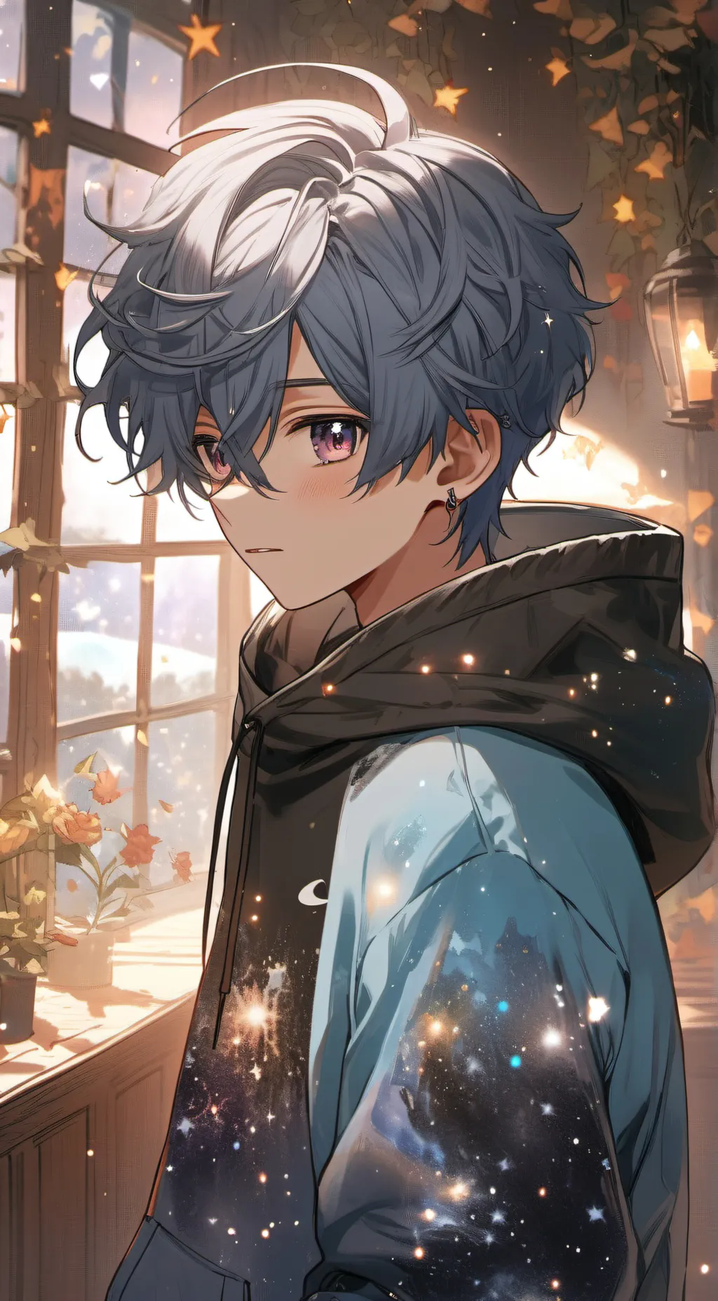 ai character: James Connor-Flan background