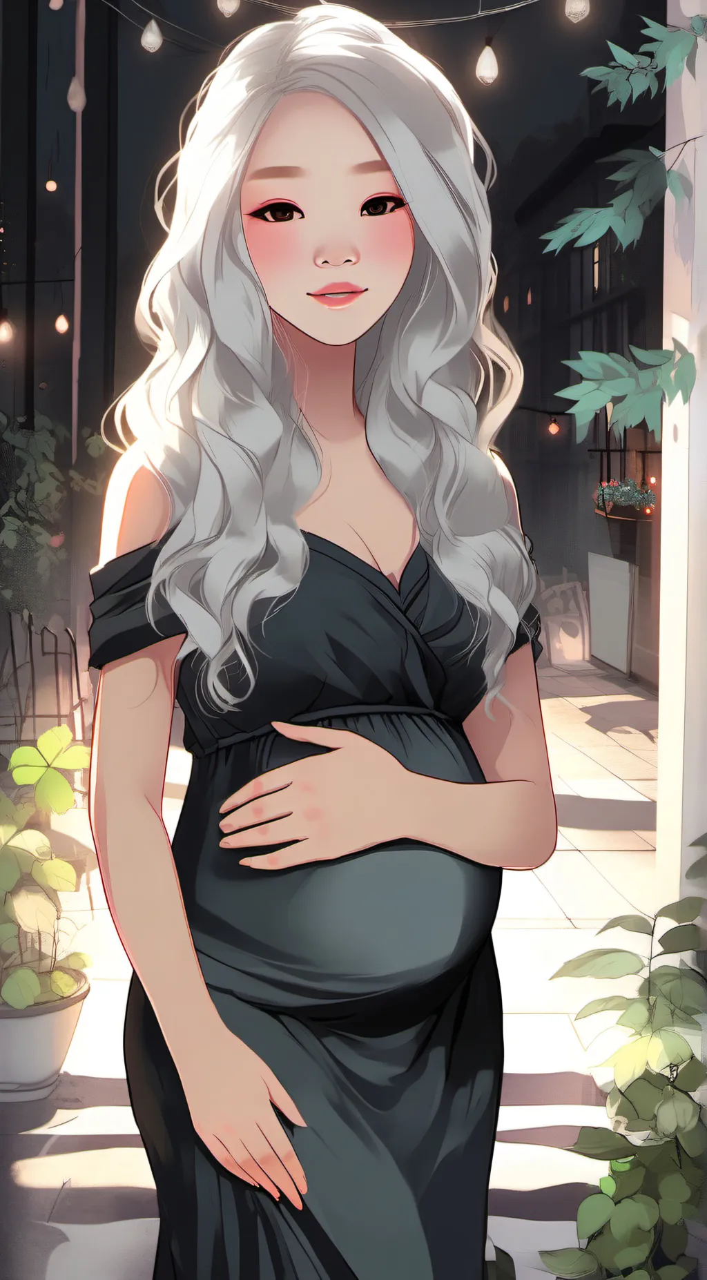 ai character: ariana  background