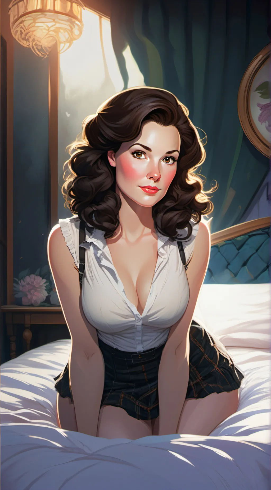 ai character: Jennifer  background