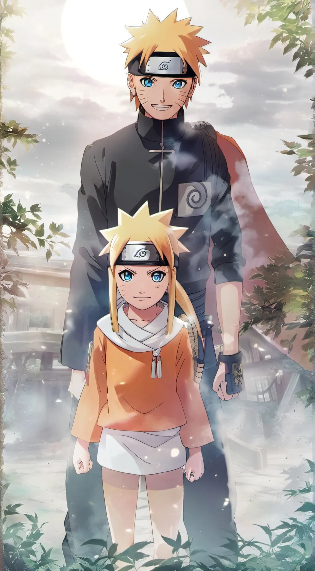 ai character: Naruto Uzumaki background