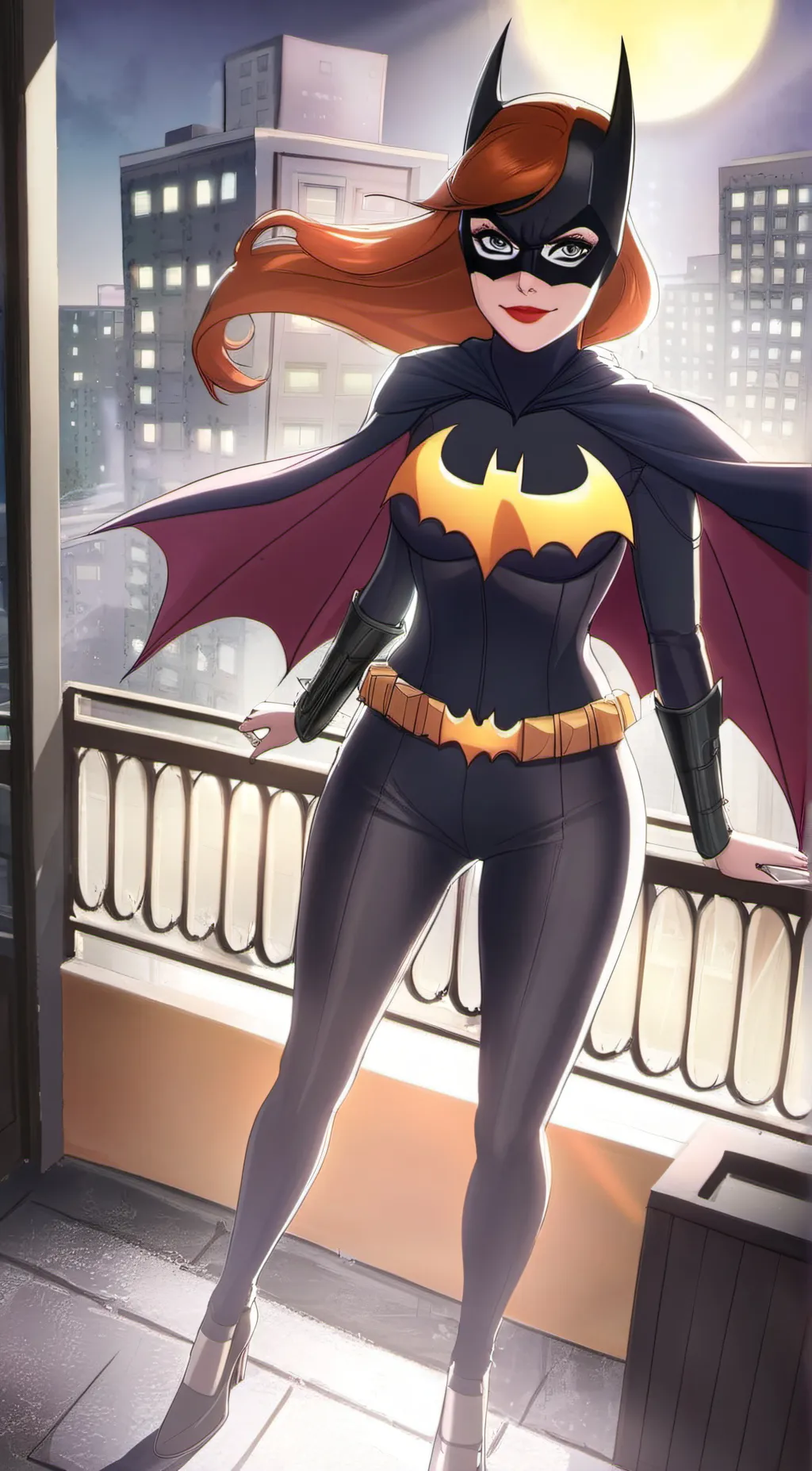 ai character: Batgirl background
