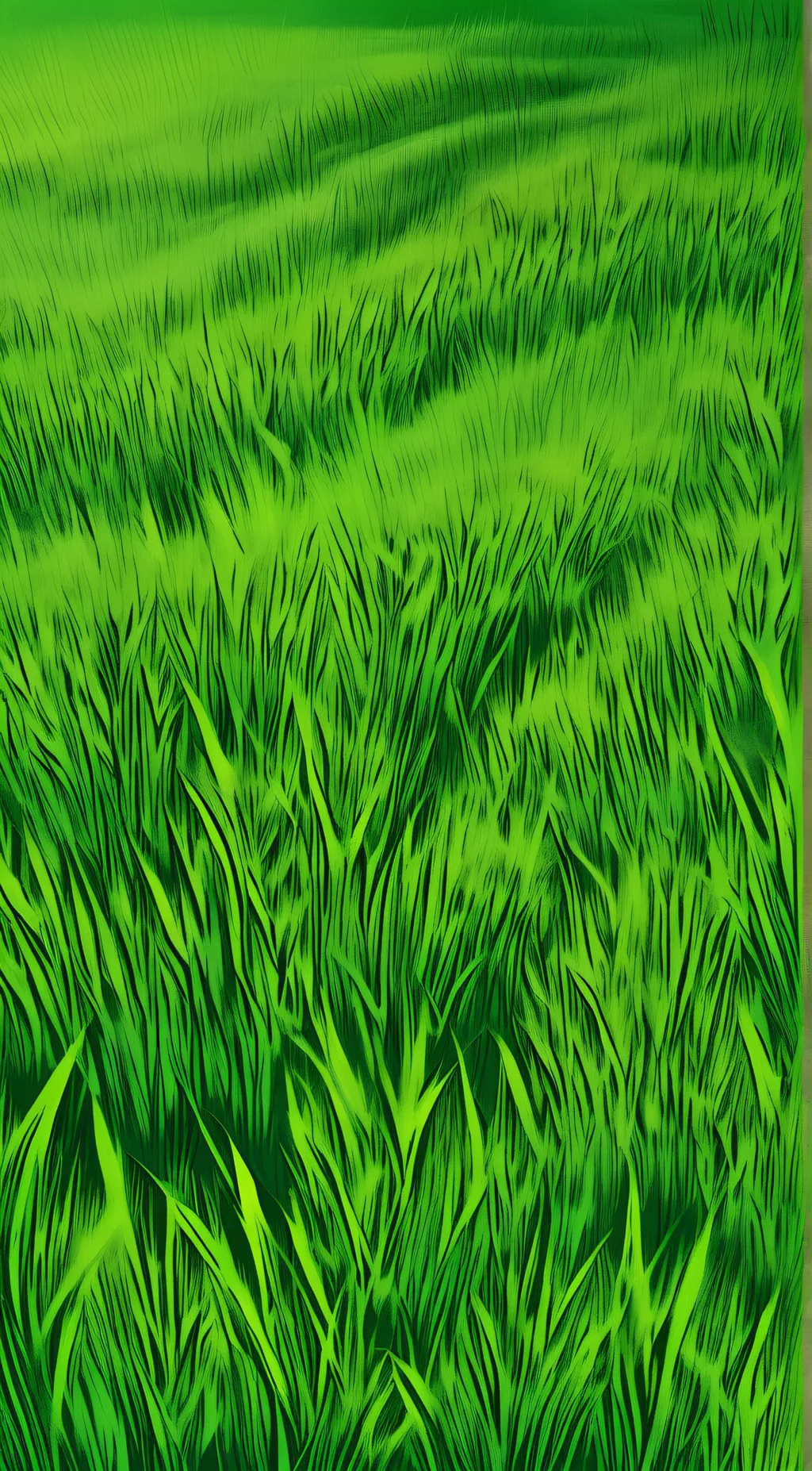 ai character: Grass background