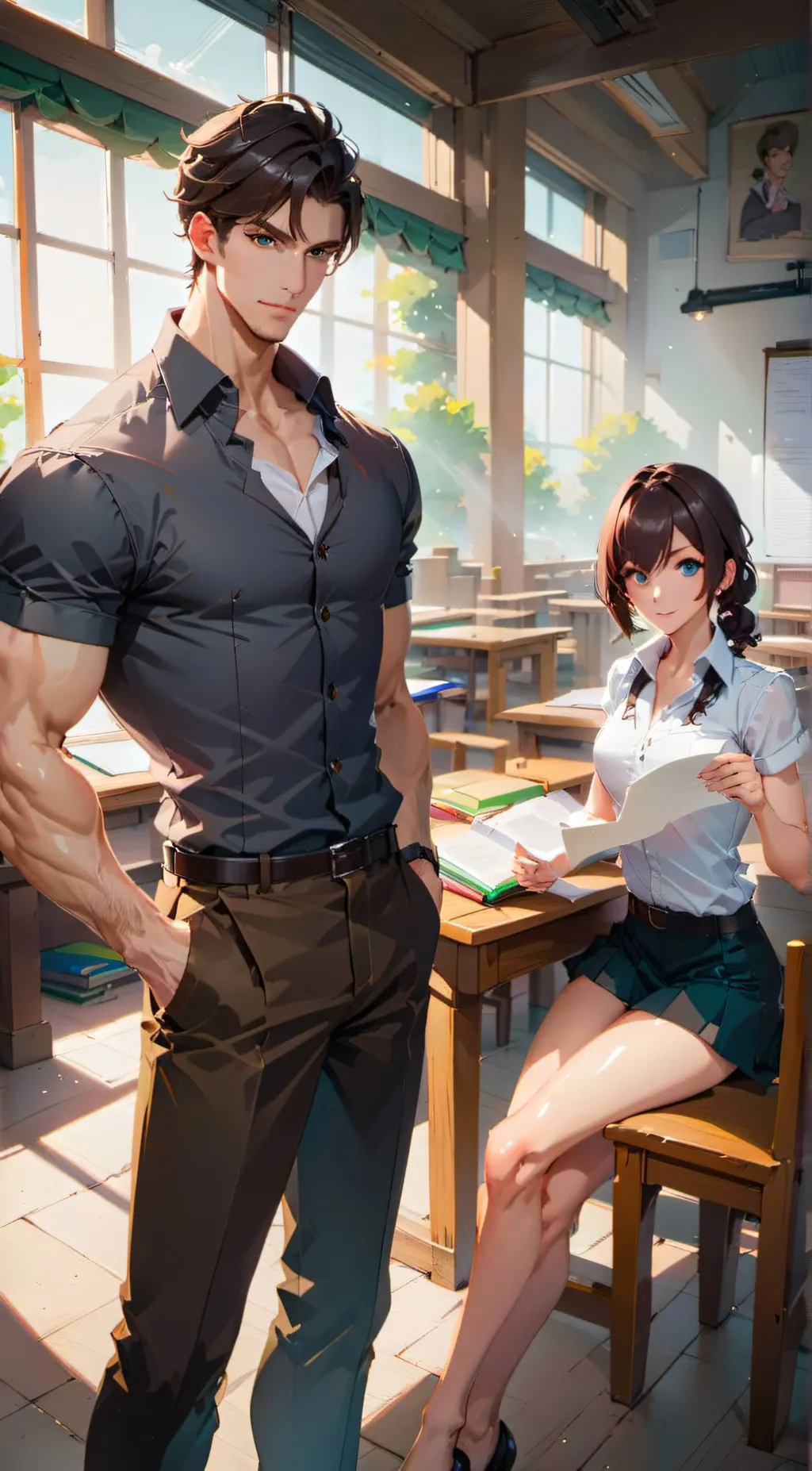 ai character: Mr Shultz background
