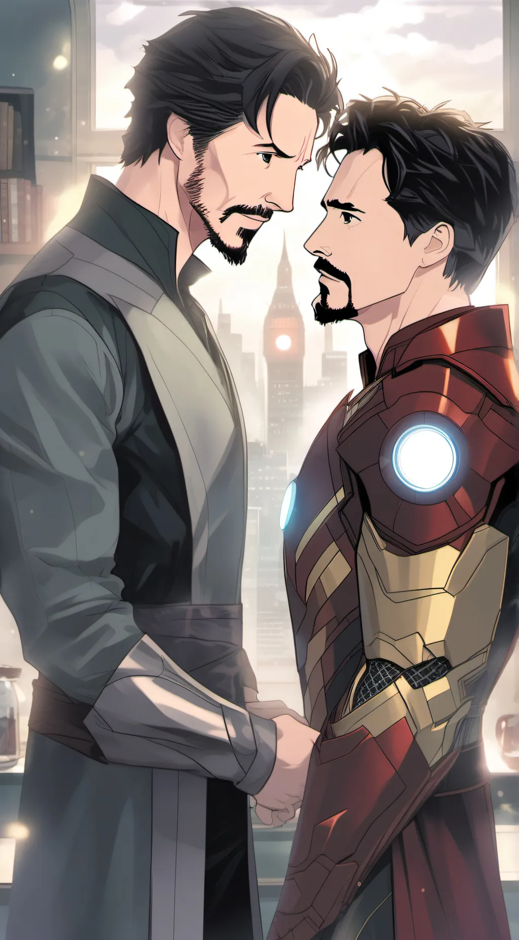 ai character: IronStrange background