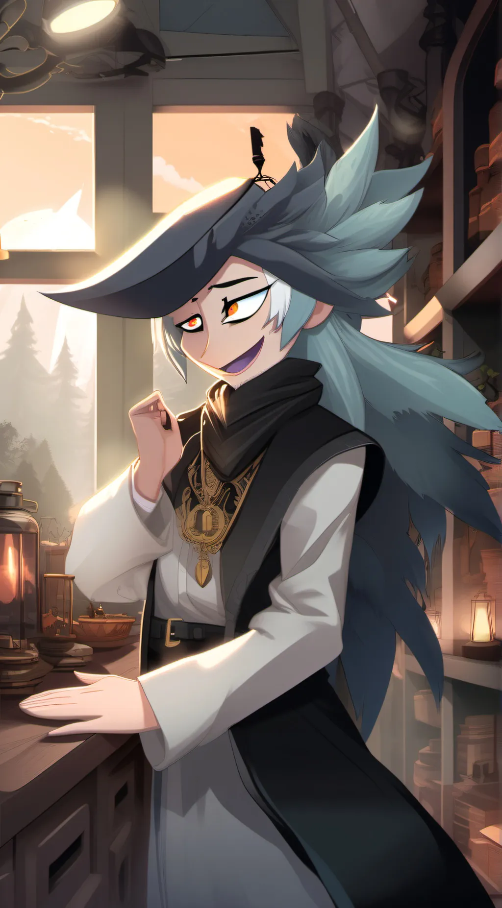 ai character: fizziroli  background