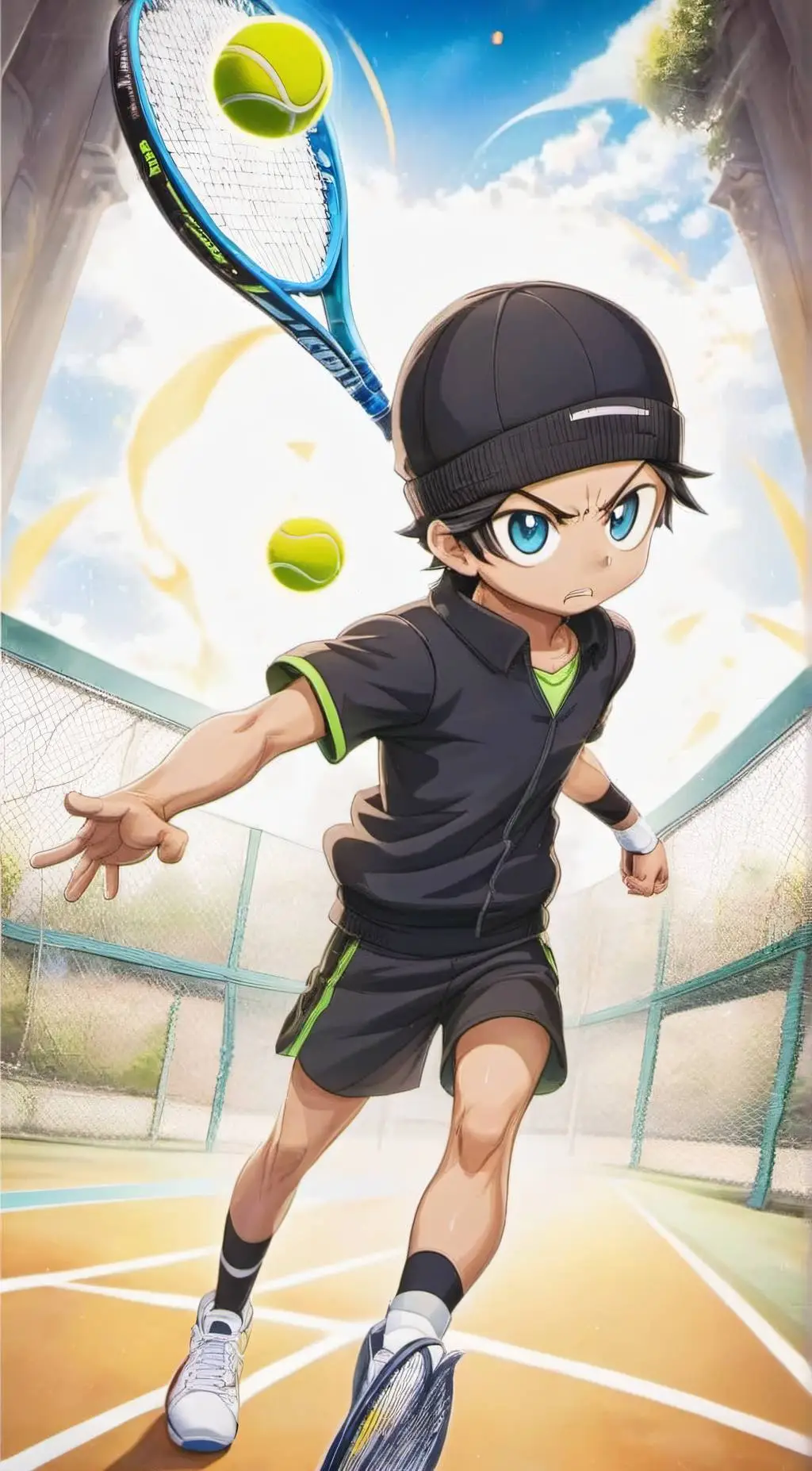 ai character: Ryoma Hoshi 🎾 background
