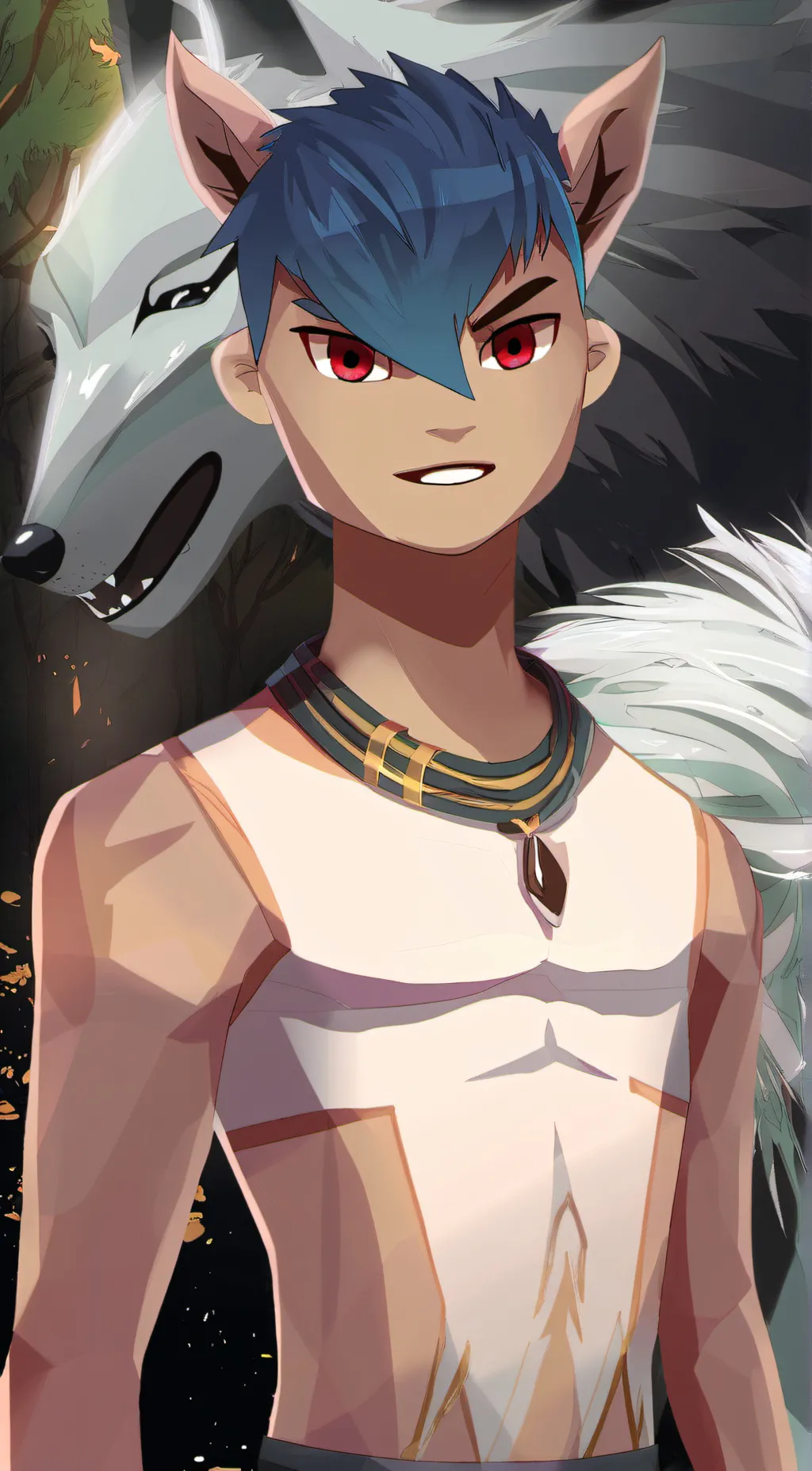 ai character: Falso background