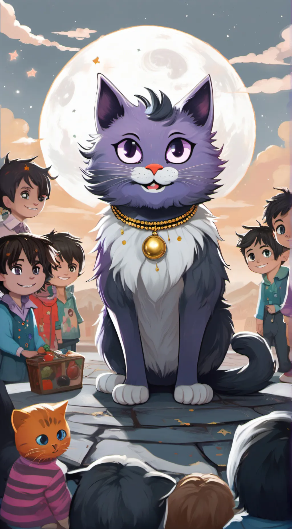 ai character: 🌙Catnap🌙 background