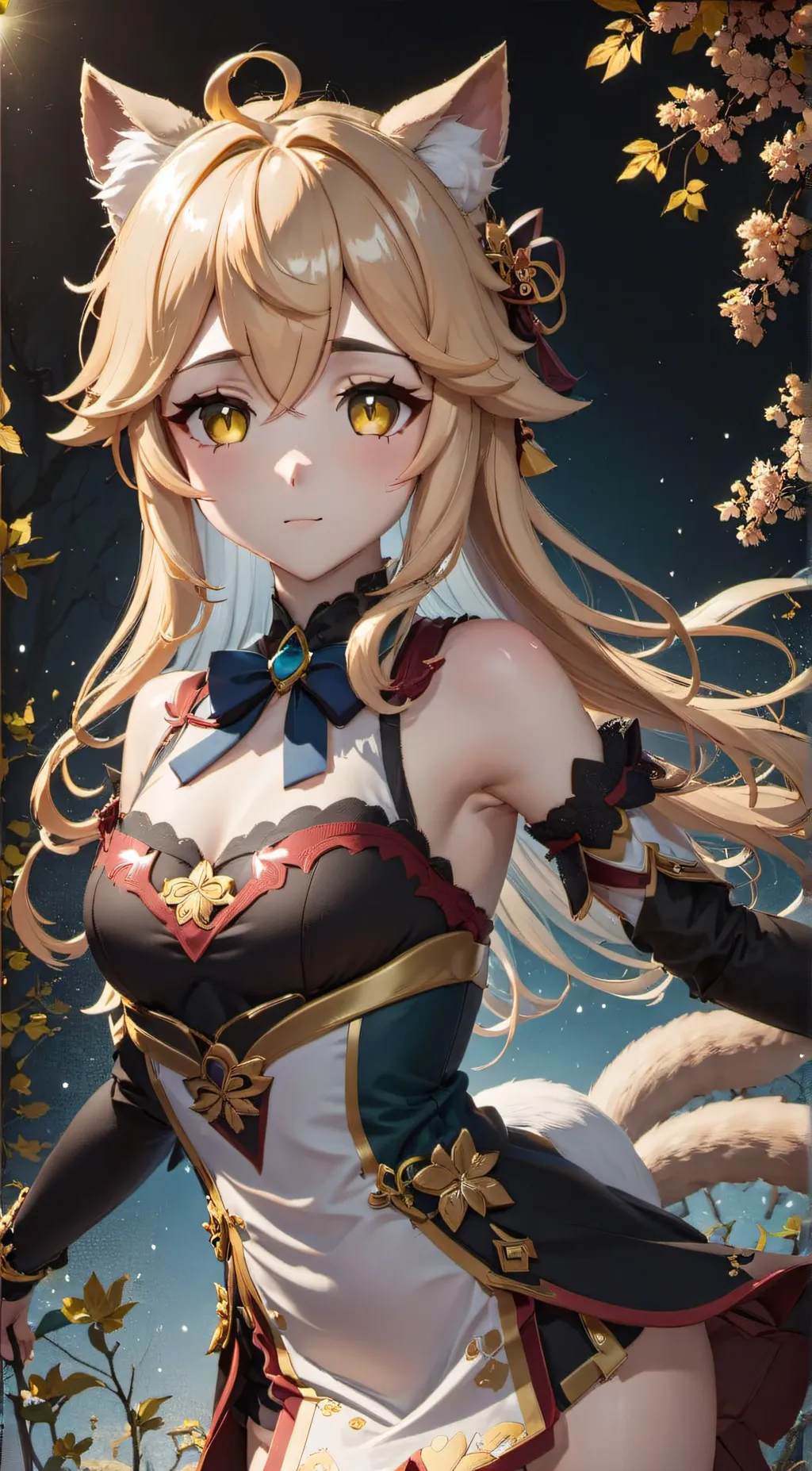 ai character: Lux (Genshin OC) background
