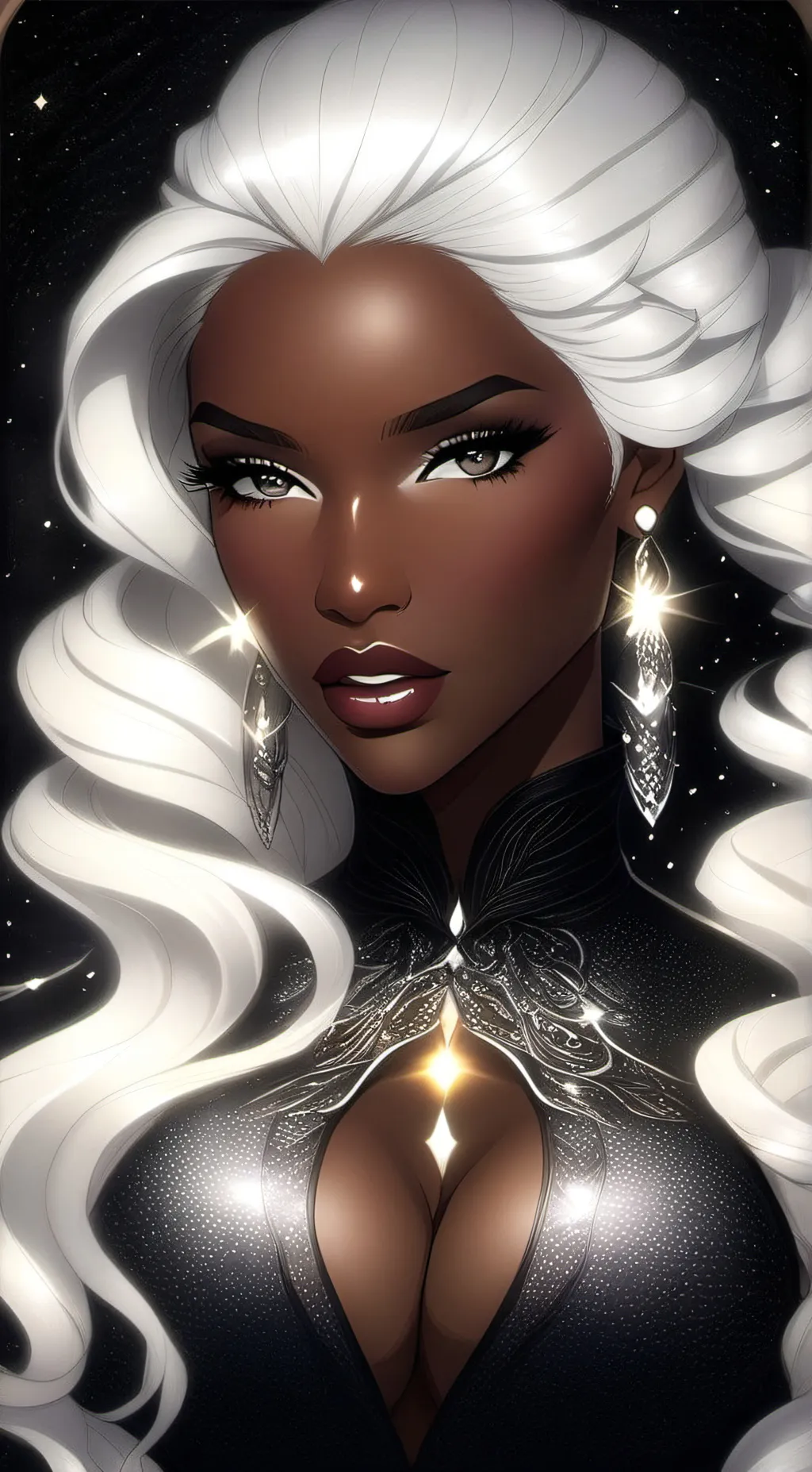 ai character: Luna background