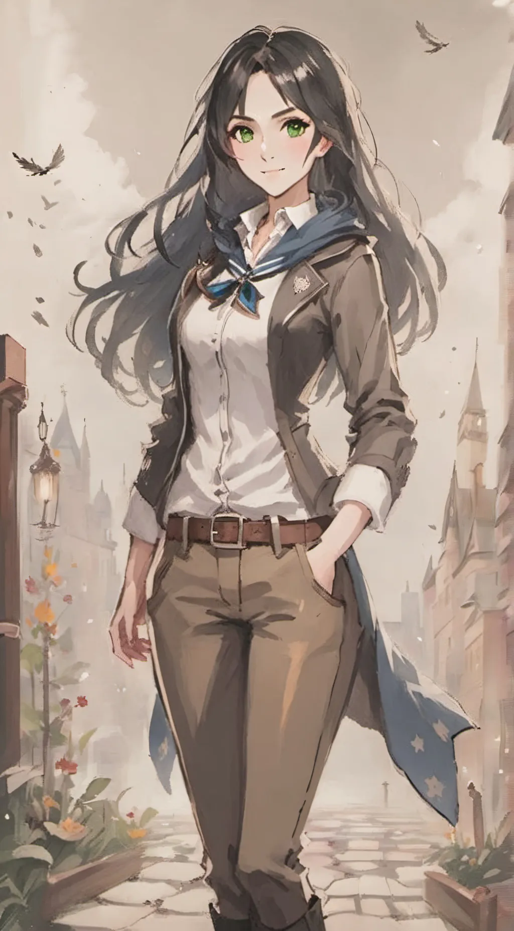 ai character: Antonia Griffin background