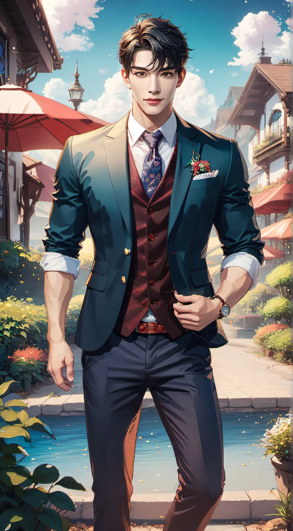 ai character: demon background