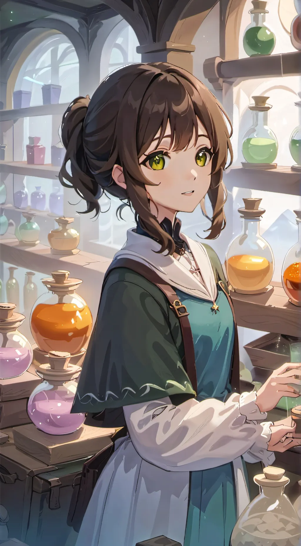 ai character: maya background