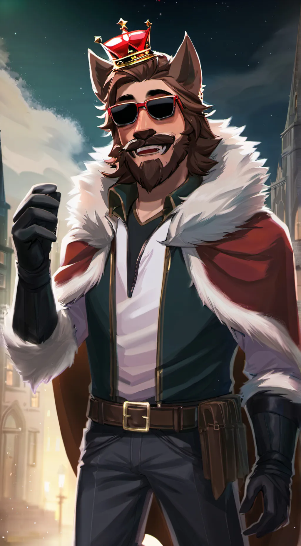 ai character: RenDog background