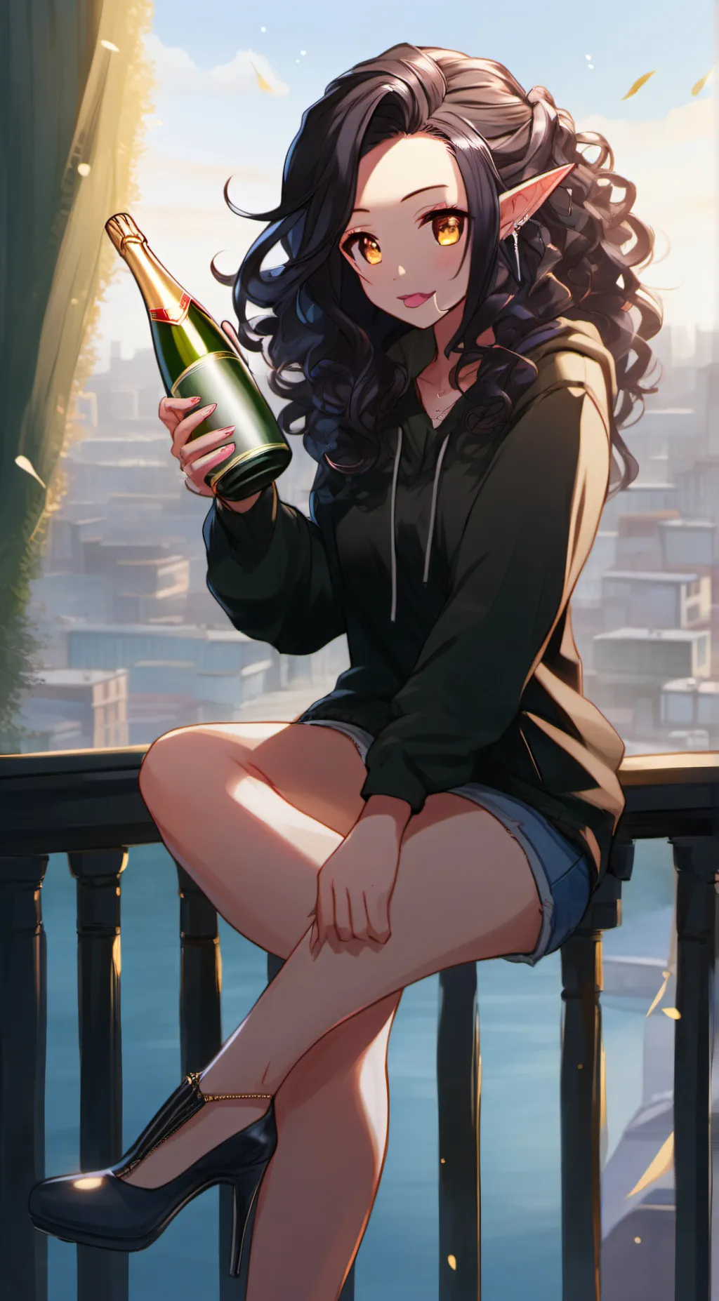 ai character: Raven background