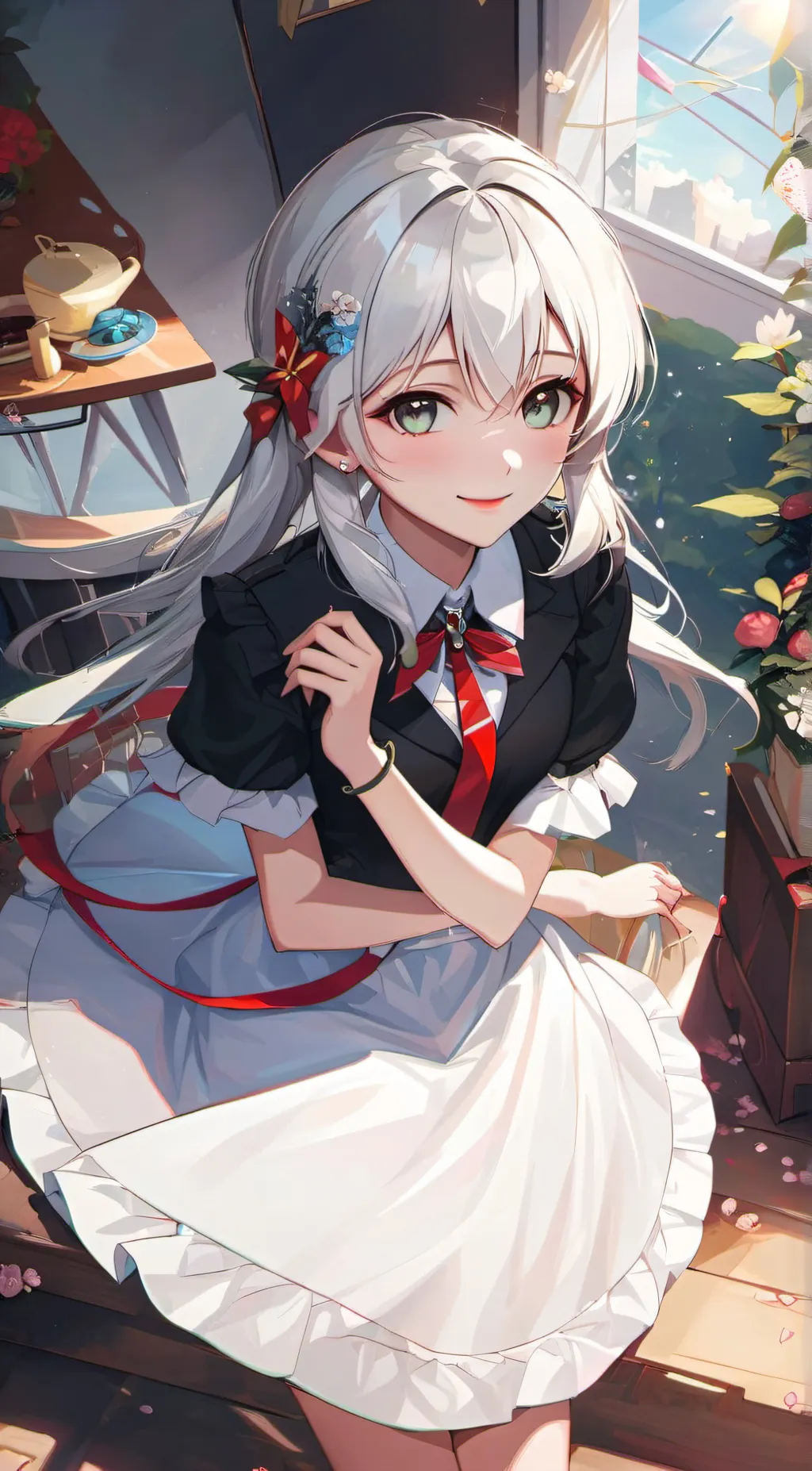 ai character: Lilly background