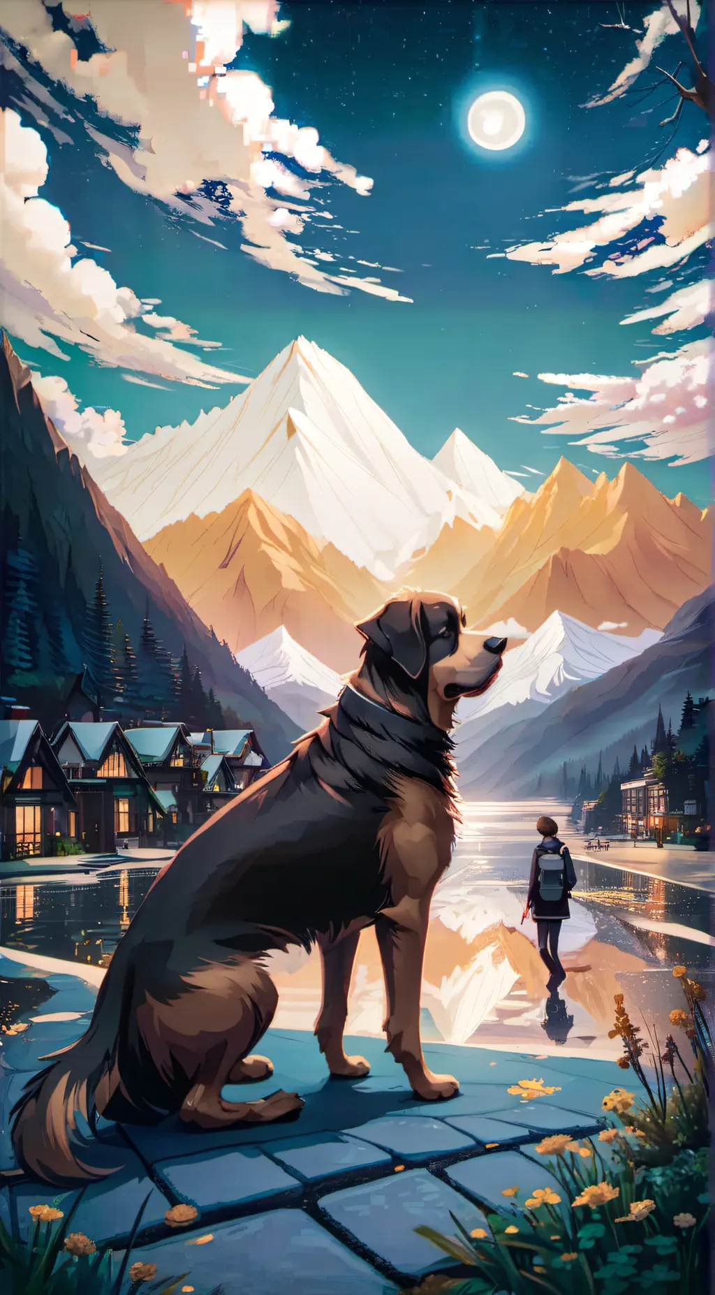 ai character: biscuit  background