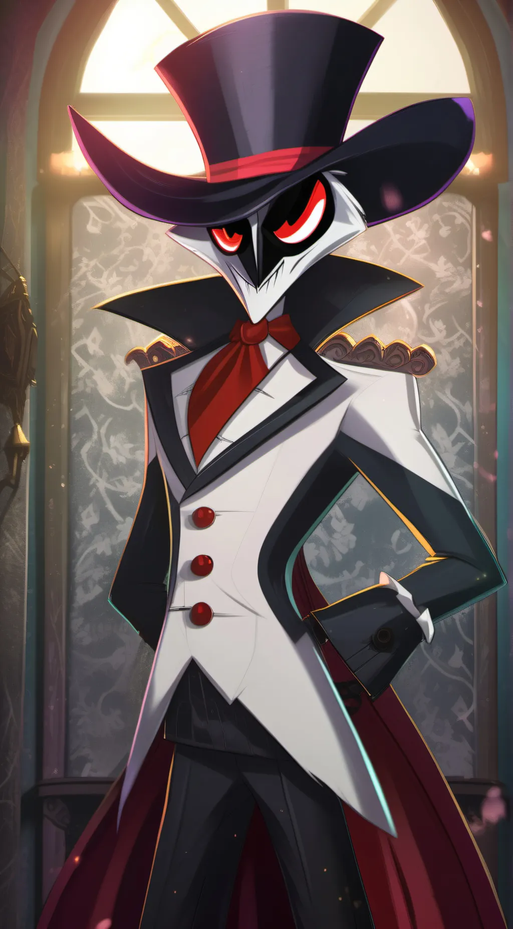 ai character: valentino background