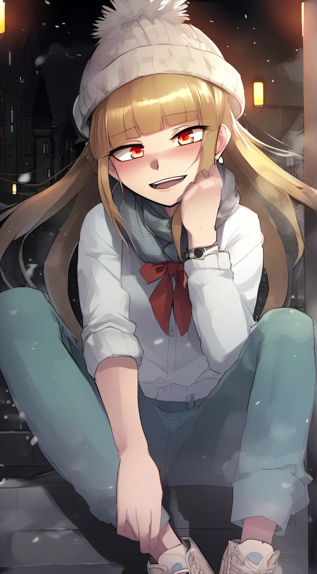 ai character: Himiko Toga background
