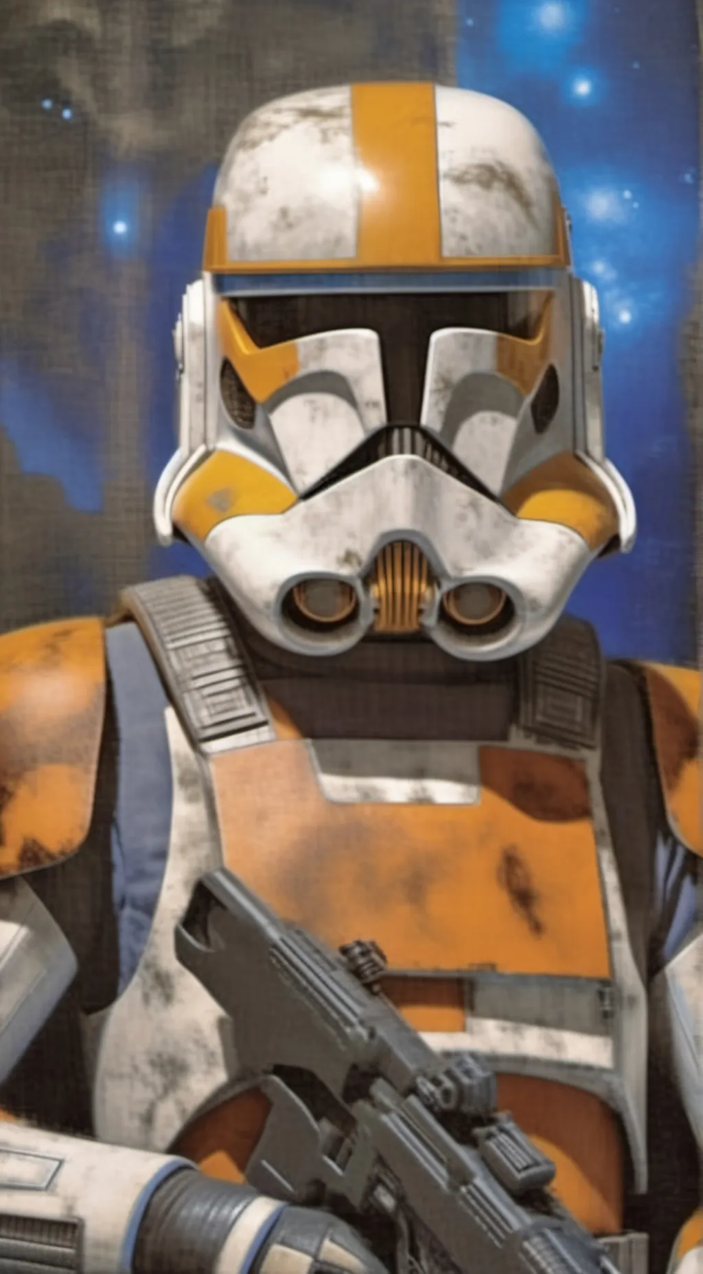ai character: Commander Cody  background