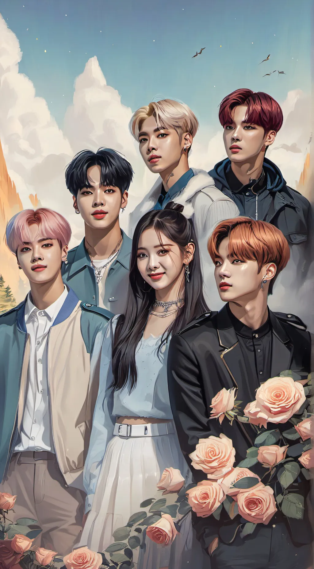 ai character: bts background