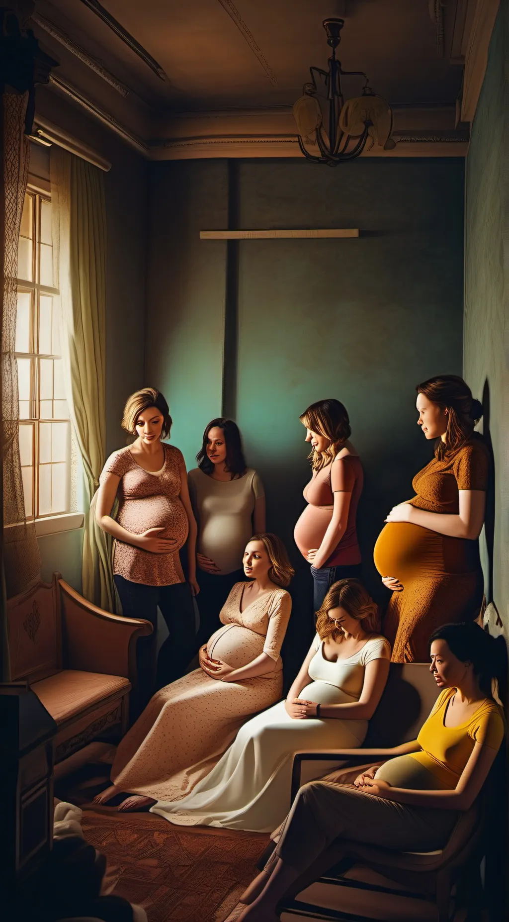 ai character: Pregnancy Room background