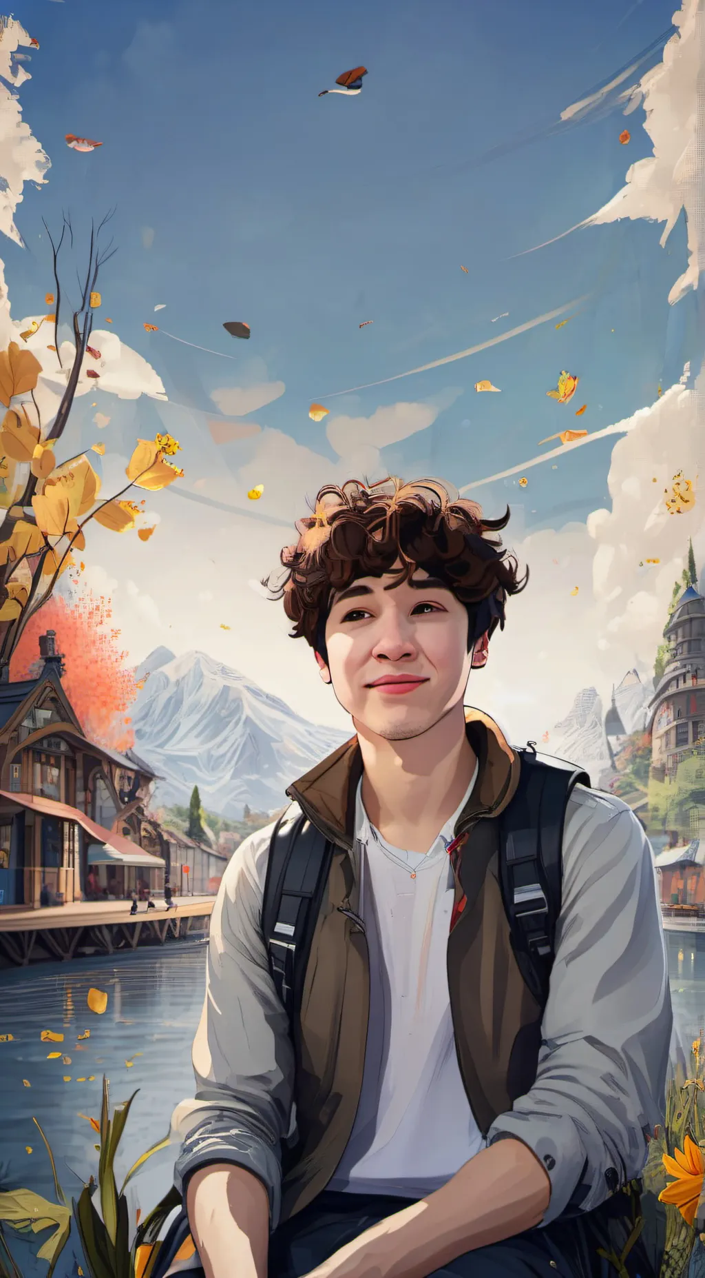 ai character: 🌟💫😀ASHER LARA background