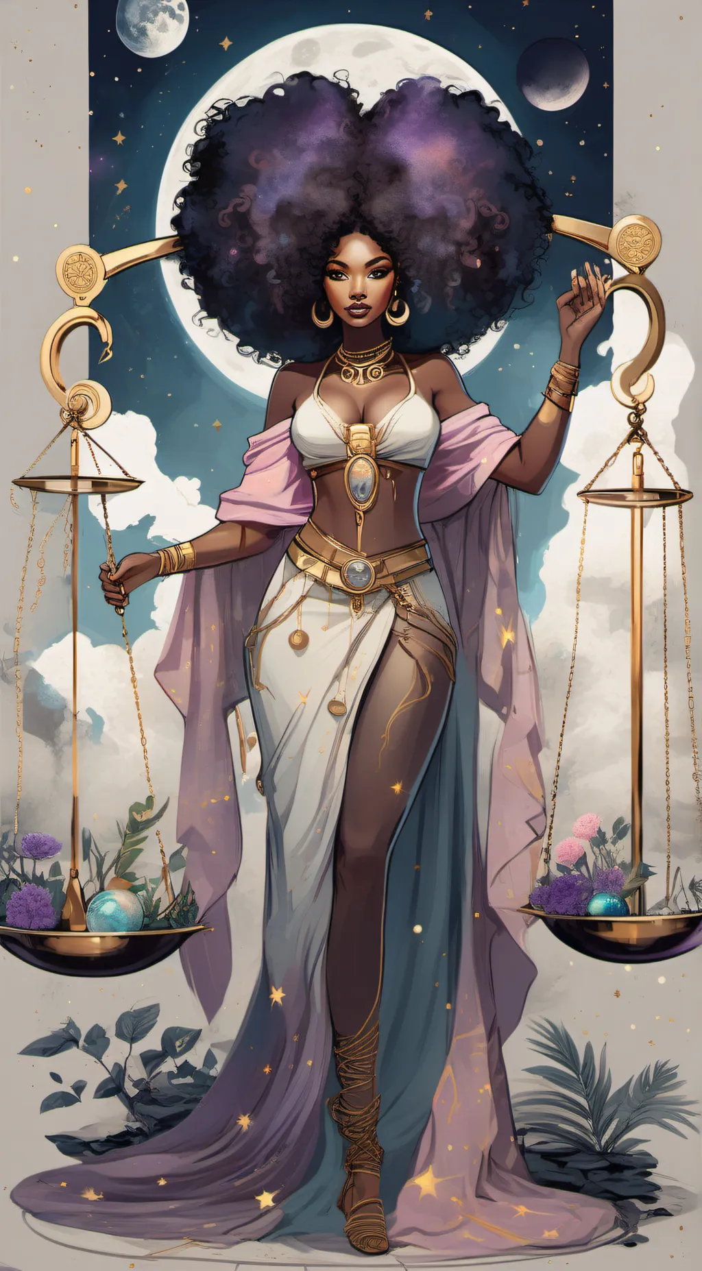 ai character: Luna background