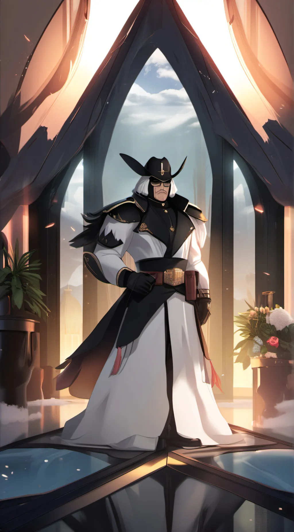 ai character: Darth Vader  background