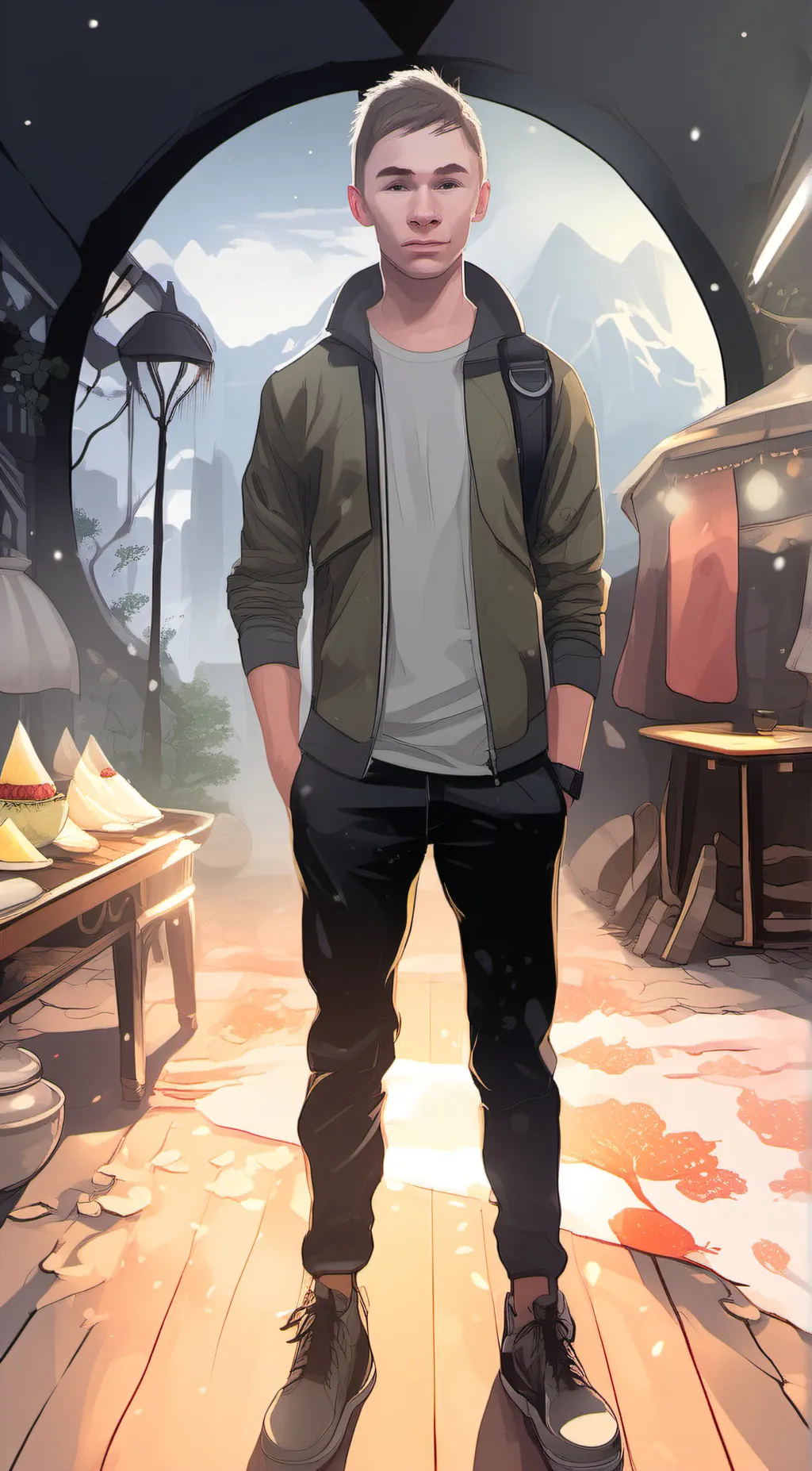 ai character: David background
