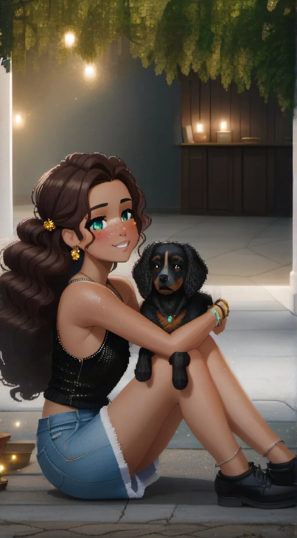 ai character: Nadia background