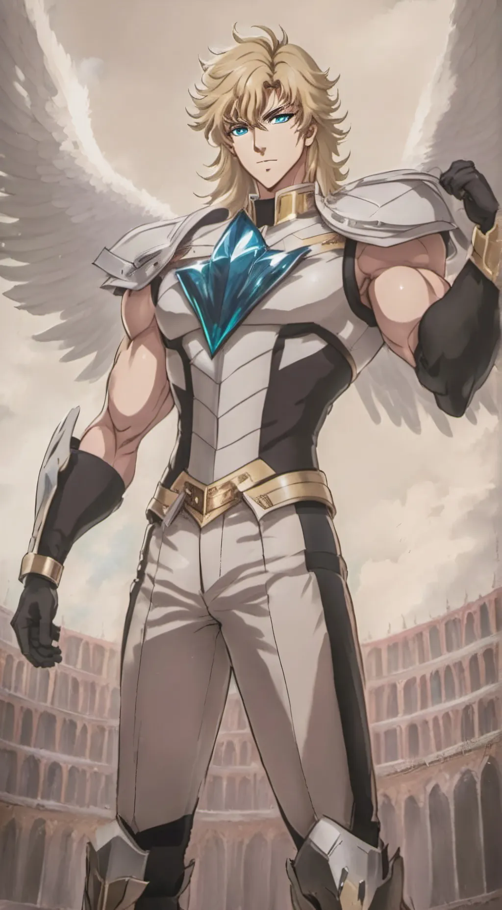 ai character: Hyoga:Cygnus Hyoga background