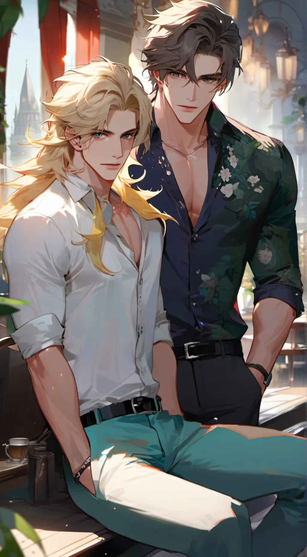 ai character: Bryce and Alex background